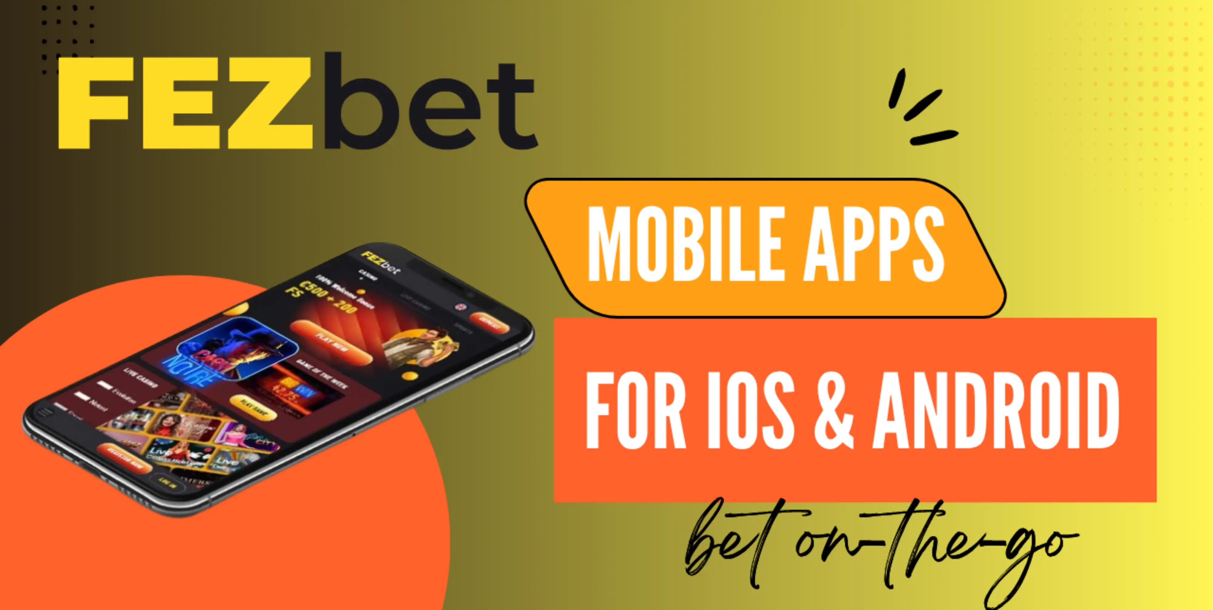 Capture d'écran de l'app Fezbet Casino
